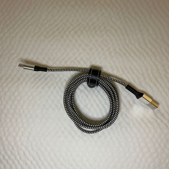 Braided USB-A to USB-C Fast Charging Cable 74 Inch High Speed Charger Cord - Picture 6 of 6